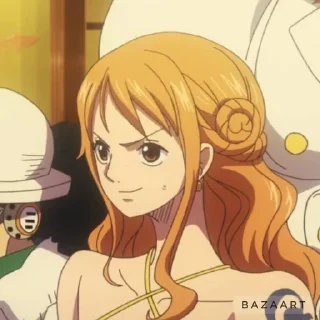 😏 emoji ONE PIECE GOLD Telegram sticker 14 of 45