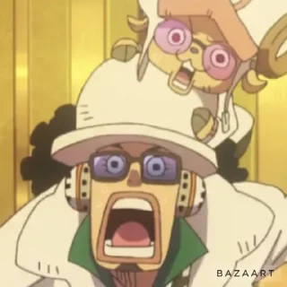 😨 emoji ONE PIECE GOLD Telegram sticker 16 of 45