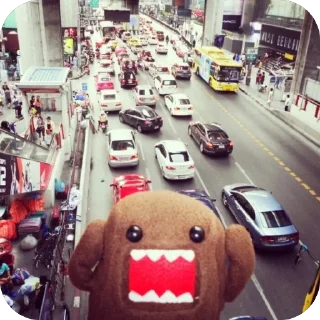 🫥 emoji DOMO Telegram sticker 2 of 65