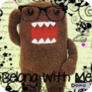 🫥 emoji DOMO Telegram sticker 12 of 65