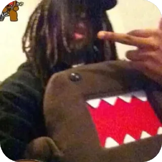 👎 emoji DOMO Telegram sticker 3 of 65