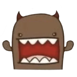😈 emoji domo @huysor1 Telegram sticker 6 of 17