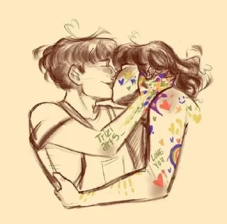 💋 emoji BYLER ENDGAME ::@bucklii @fStikBot Telegram sticker 6 of 14