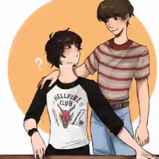 💋 emoji BYLER ENDGAME ::@bucklii @fStikBot Telegram sticker 14 of 14