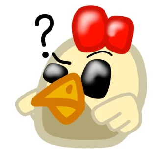 ❓ emoji Чикенпак Telegram sticker 15 of 31