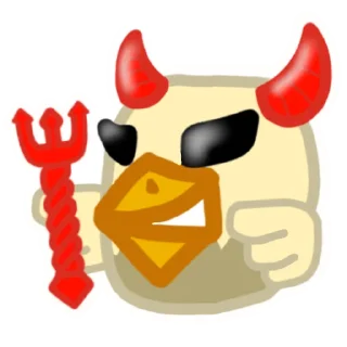 😈 emoji Чикенпак Telegram sticker 13 of 31