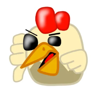 👎 emoji Чикенпак Telegram sticker 7 of 31