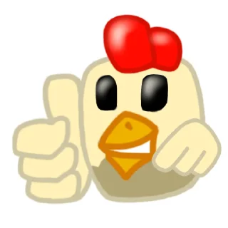 👍 emoji Чикенпак Telegram sticker 6 of 31