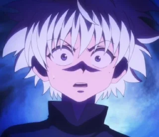⚡️ emoji @zzwraii Killua Zoldyck Telegram sticker 20 of 90