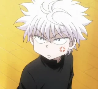 ⚡️ emoji @zzwraii Killua Zoldyck Telegram sticker 19 of 90