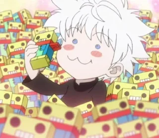 ⚡️ emoji @zzwraii Killua Zoldyck Telegram sticker 18 of 90