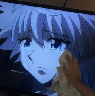 Sticker from Killua: help me