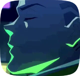 😘 emoji Edgerunners Telegram sticker 13 of 27