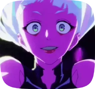 🤪 emoji Edgerunners Telegram sticker 8 of 27