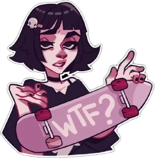 Sticker from пошлая молли