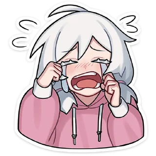 😭 emoji Оля '@KatShiStickers' Telegram sticker 23 of 48