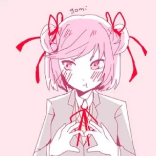 ❣️ emoji Ddlc Telegram sticker 6 of 62