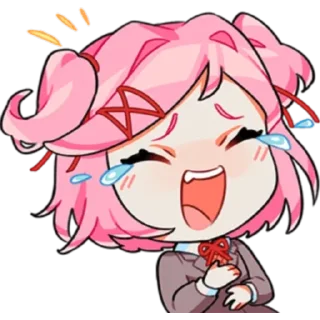 🤣 emoji DDLC Telegram sticker 15 of 30