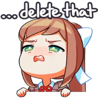 Sticker from Ddlc