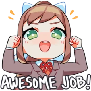 Sticker from Ddlc