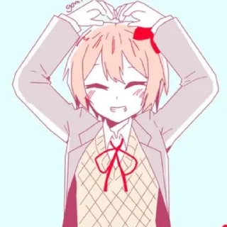 ❣️ emoji Ddlc Telegram sticker 7 of 62