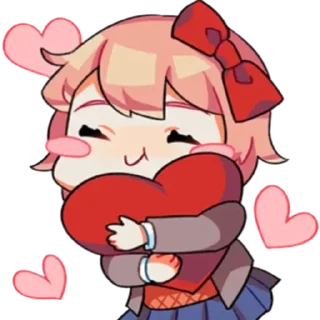 💟 emoji Ddlc Telegram sticker 23 of 30