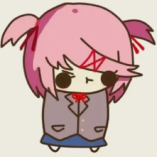 😚 emoji Ddlc Telegram sticker 9 of 62