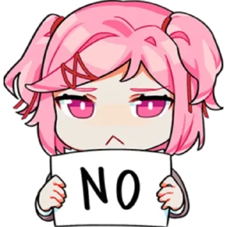 😠 emoji DDLC Telegram sticker 14 of 30