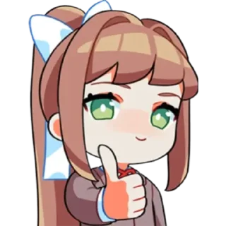 💟 emoji Ddlc Telegram sticker 10 of 30