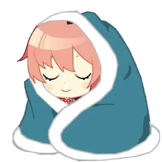 😌 emoji Ddlc Telegram sticker 13 of 62