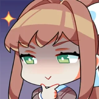 💟 emoji Ddlc Telegram sticker 5 of 30