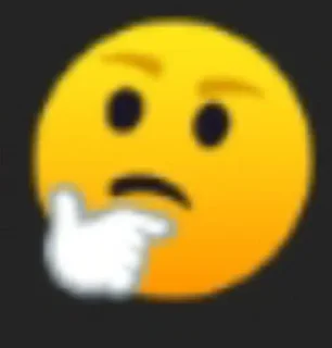 🤔 emoji 👍🏿👍🏿👍🏿 @TgEmodziBot Telegram sticker 22 of 120