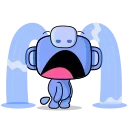 Sticker from Discord: Hello Wumpus @CrazySnep