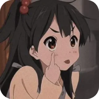 😛 emoji Аніме❤️ Telegram sticker 11 of 70