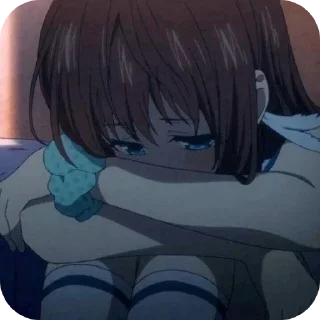 😔 emoji Аніме❤️ Telegram sticker 5 of 70