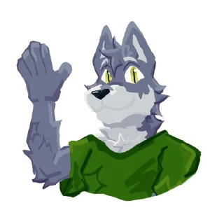 Sticker from snixxyy wolf