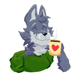 Sticker from snixxyy wolf