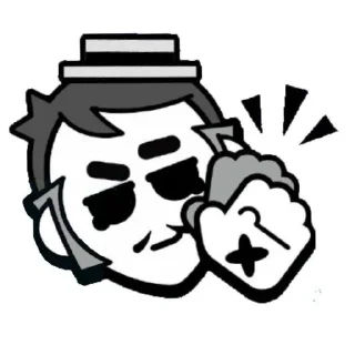 👏 emoji Грей Telegram sticker 9 of 21