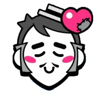 ❤ emoji Грей Telegram sticker 21 of 21