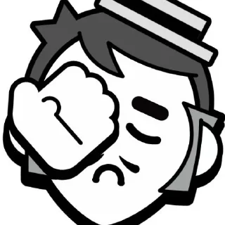 🙄 emoji Грей Telegram sticker 7 of 21