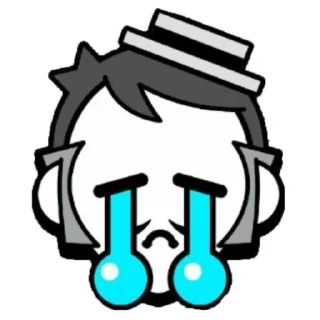 😭 emoji Грей Telegram sticker 19 of 21
