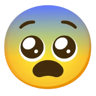 😨 emoji Странные смайлы Telegram sticker 16 of 44