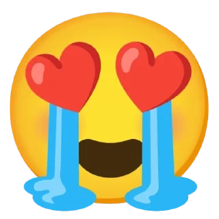 😭 emoji Странные смайлы Telegram sticker 5 of 44