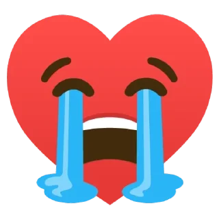 😭 emoji Странные смайлы Telegram sticker 7 of 44