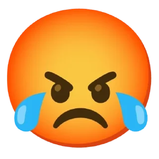 😡 emoji Странные смайлы Telegram sticker 14 of 44