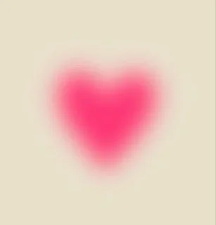 Sticker from hearts