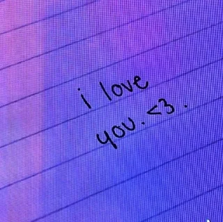 Sticker from hearts