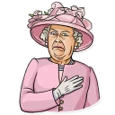 Sticker from The Queen
