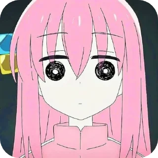 😶 emoji Gotohitori Telegram sticker 21 of 40