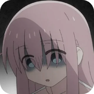 😨 emoji Gotohitori Telegram sticker 19 of 40